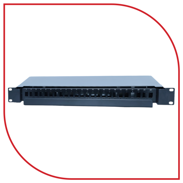 Fiber One Patch Panel 24 core unloaded